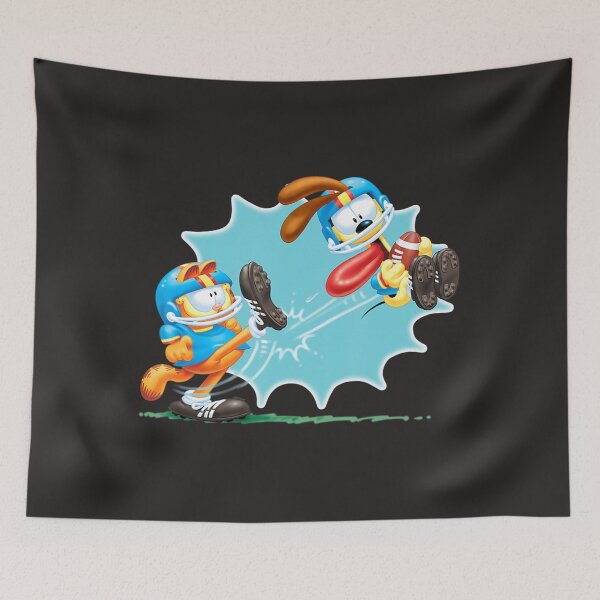Item preview, Garfield Kicking Odie Football  designed and sold by hurnetollb.