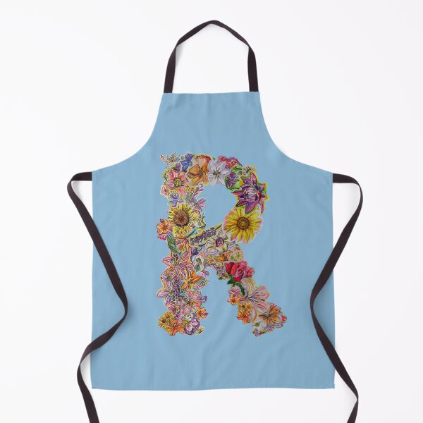 Item preview, R Floral Initial designed and sold by Lenaartist.