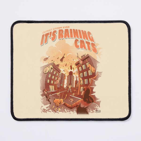 Item preview, It's Raining Cats (bright colors) designed and sold by RafaelLima7.