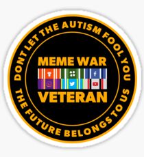 MEME WAR VETERAN Sticker