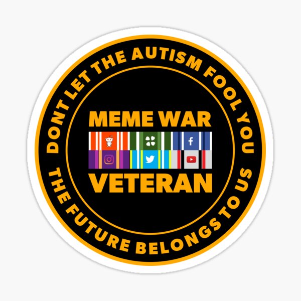 MEME WAR VETERAN Sticker