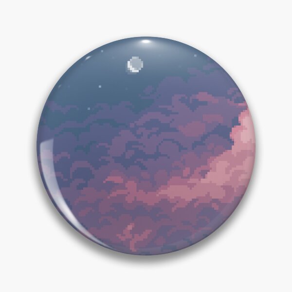 Item preview, Pink and Purple Clouds and Stars ✨ designed and sold by Tofu's Pixel Art Store.