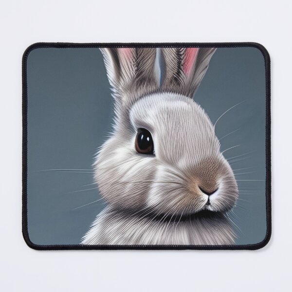 Item preview, Cute Rabbit Portrait designed and sold by the-surrealist.