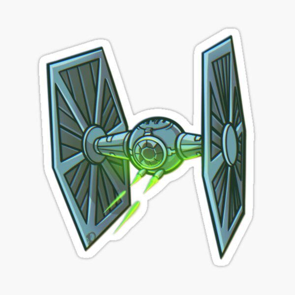Aperçu de l'œuvre Dessin animé Tie Fighter créée et vendue par FreshDecay.