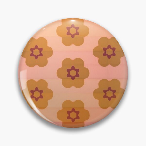 Item preview, Naranja Ombre Rayas Modernas Margaritas Naranja Melocotón Ocre designed and sold by LaurenWDesigns.