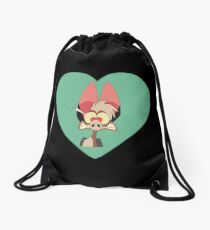I Love Batty Heart | Fern Gully Drawstring Bag