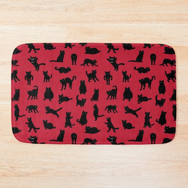 Item preview, Void Cats Pattern (Red) designed and sold by Tofu's Pixel Art Store.