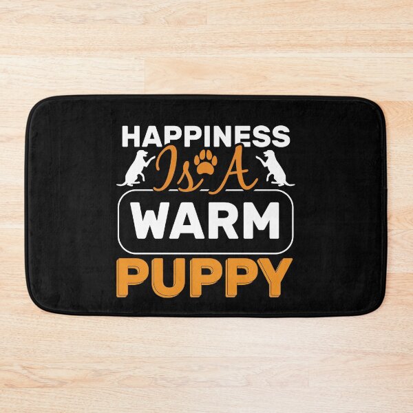 Item preview, Happiness Is A Warm Puppy. designed and sold by FallInLoveCo.