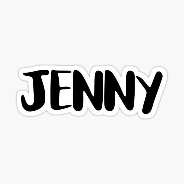 JENNY Sticker