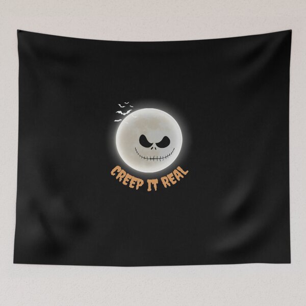 Item preview, Creep It Real Creepy Spooky Moon Halloween Vintage Fall designed and sold by JooArtPrints  ★★★★★.