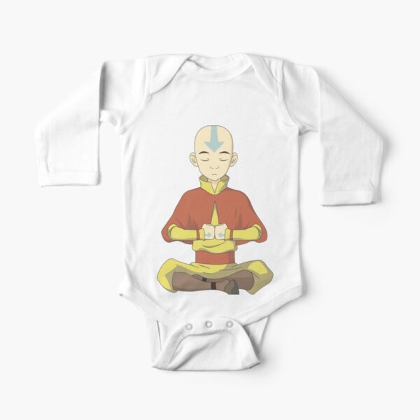 Avatar Aang (Anime: Avatar, el último maestro del aire) Body de manga larga para bebé