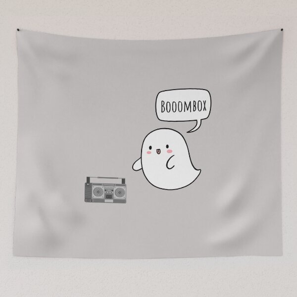 Item preview, Boombox Boo For Spooky Retro Music Players And Vintage Musicians As A Musical Halloween designed and sold by Funwithmusic.