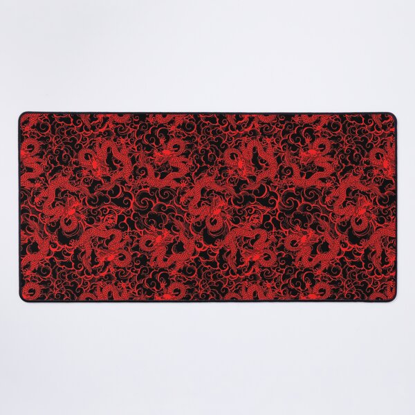 Item preview, Black and Red Dragon Pattern designed and sold by Maria N.