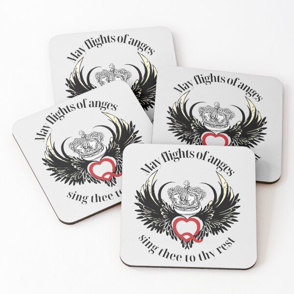 Item preview, May flights of angels sing thee to thy rest designed and sold by RheaRealm.