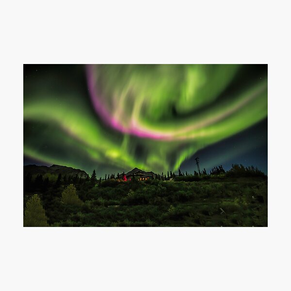 Item preview, Aurora Over The Lodge designed and sold by akaurora.