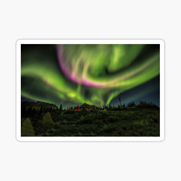 Item preview, Aurora Over The Lodge designed and sold by akaurora.