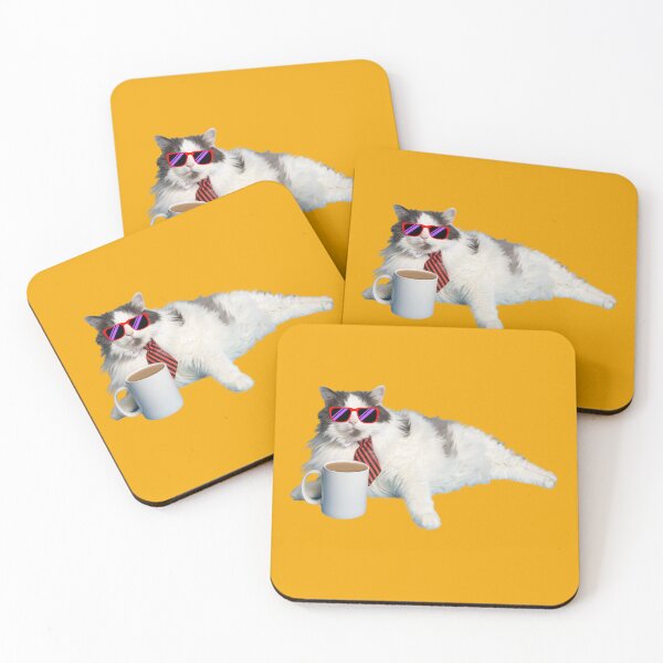 Item preview, Funny Cute Cat With Funky Glasses N9 designed and sold by iziskosmos.