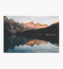 Lake Banff Reflection Photographic Print