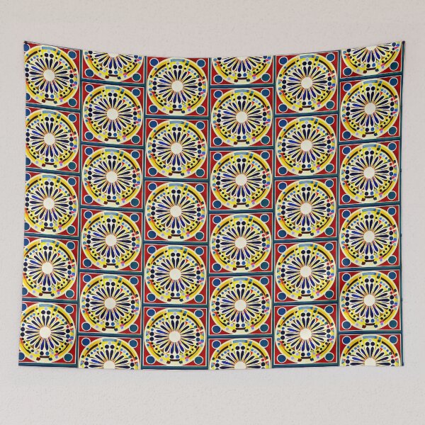 Item preview, Modern Circles oil pattern paint designed and sold by FineArtLoverr.