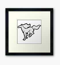 Wild Beach Horse Framed Print