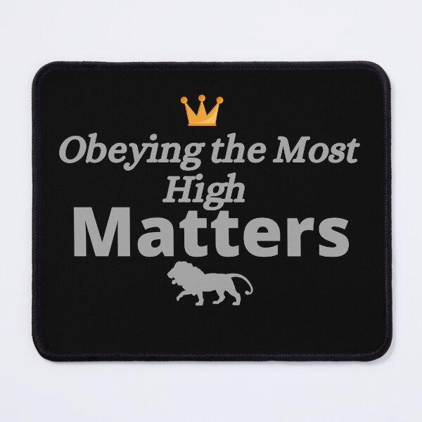 Item preview, Obeying The Most High Matters with Crown and Lion designed and sold by DaughterofYah.