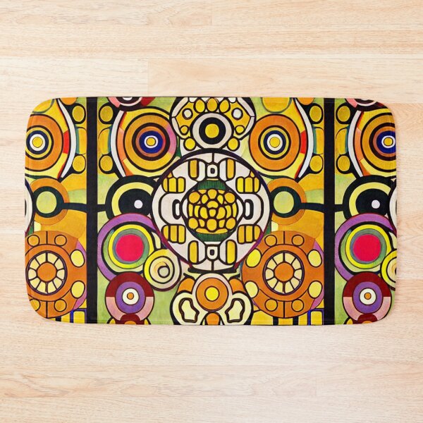 Item preview, Circles and shapes oil pattern paint - Modern art designed and sold by FineArtLoverr.