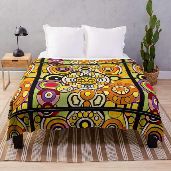 Item preview, Circles and shapes oil pattern paint - Modern art designed and sold by FineArtLoverr.