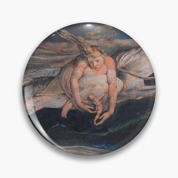 Item preview, William Blake Pity Symbolist Watercolor Painting designed and sold by VintageArchive.