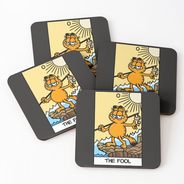 Item preview, the fool tarot card but it's garfield    designed and sold by hurnetollb.