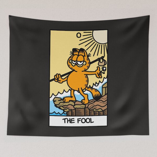 Item preview, the fool tarot card but it's garfield    designed and sold by hurnetollb.