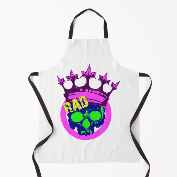 Item preview, rad, 80s, retro, skull, king, retro skull, radical, pirate, fun, old school designed and sold by SavageLegion.