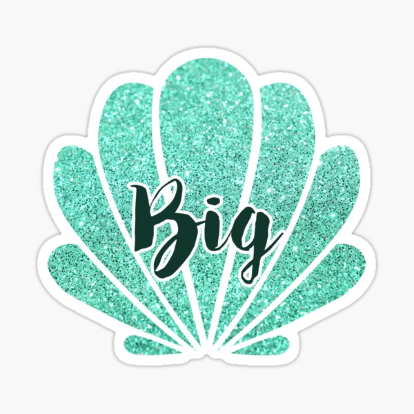 "Big Seashell Sticker" Sticker for Sale by mynameisliana Redbubble