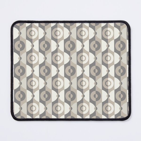 Item preview, Retrotaidetta, 70s Mid Mod Geometric Oval and Circle Pattern designed and sold by BesanoStyle.