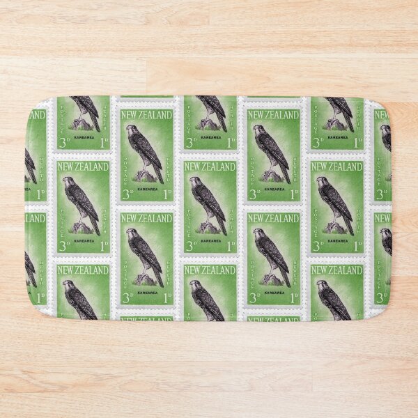 Item preview, New Zealand Karearea bird Stamp 3D 1D - NZ Stamps designed and sold by CASSNELSON.