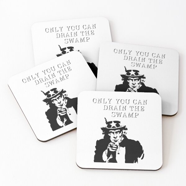 Item preview, Only You Can Drain The Swamp with Uncle Sam designed and sold by AmericaFreedom.