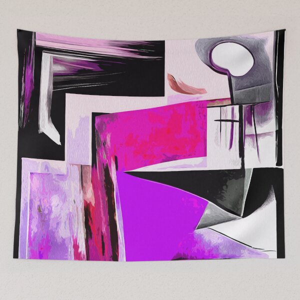 Item preview, Modern pink contemporary abstract home decor art designed and sold by Ariel Guevara.