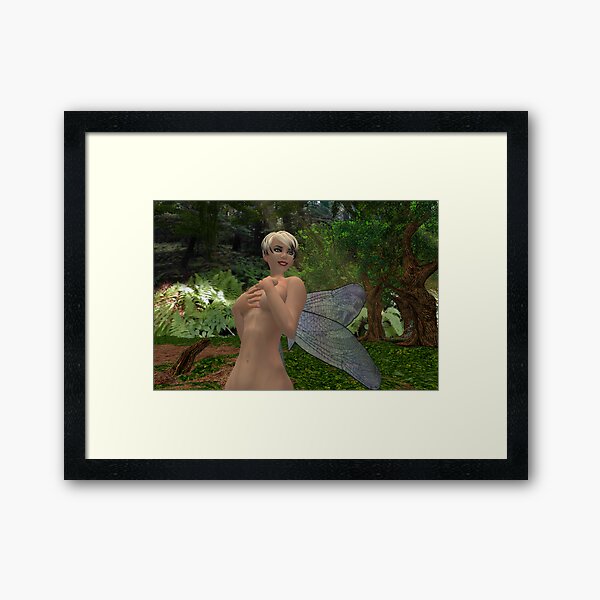 Fairy Garden Framed Art Print