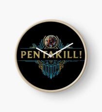 Zed PentaKill Shirt - Limited Edition Clock