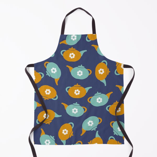 Item preview, Vintage Teapots on Navy designed and sold by anzelas.