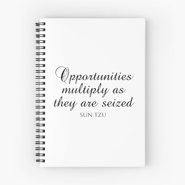 Item preview, Opportunities Multiply As They Are Seized - Sun Tzu Quotes designed and sold by PhiloJourney.
