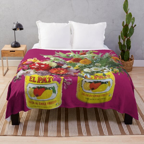 Item preview, Mexican flowers salsa can bouquet vase cinco de mayo decoration designed and sold by T-Mex.