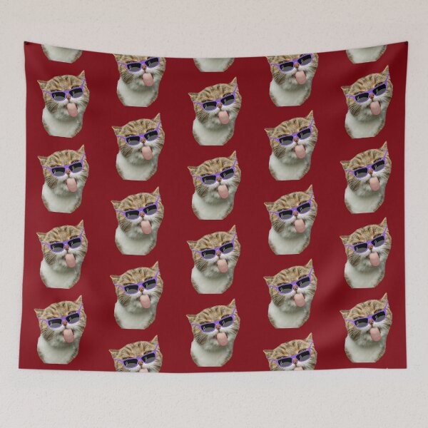 Item preview, Funny Cute Cat With Funky Glasses N10 designed and sold by iziskosmos.
