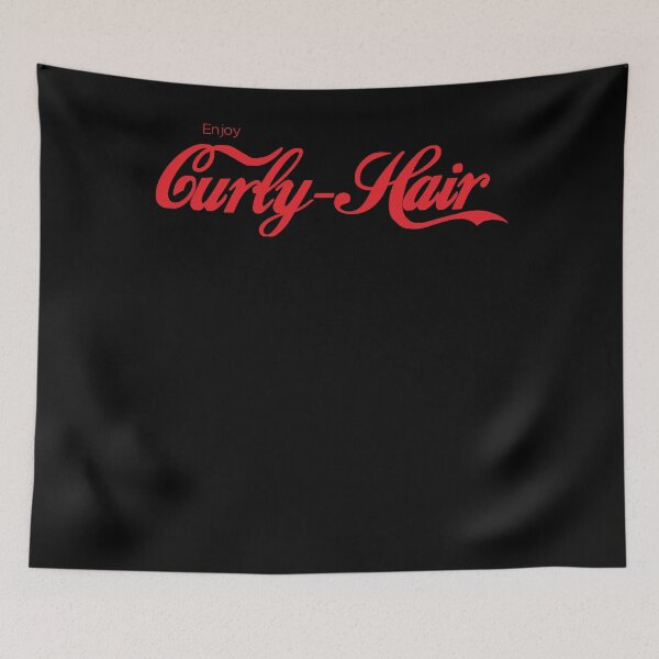 Item preview, Enjoy Curly Hair Coca Cola logo horizontal red designed and sold by Hudspith1.