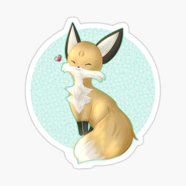 Fox Pup Sticker