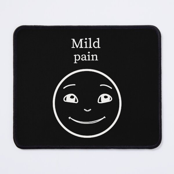 Item preview, Mild Pain - White - on Black designed and sold by Rzera-.