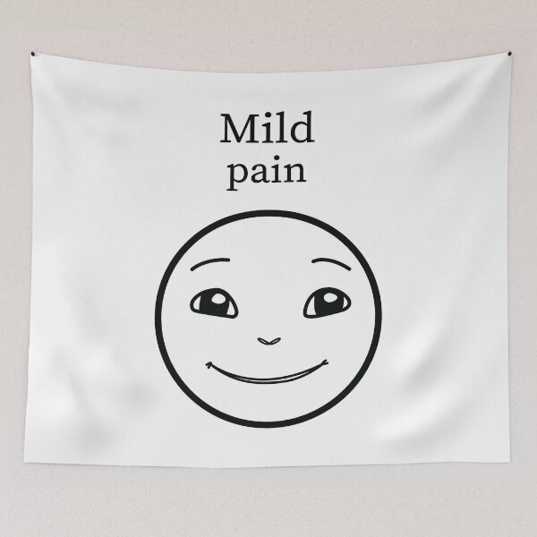 Item preview, Mild Pain - Black - on White designed and sold by Rzera-.
