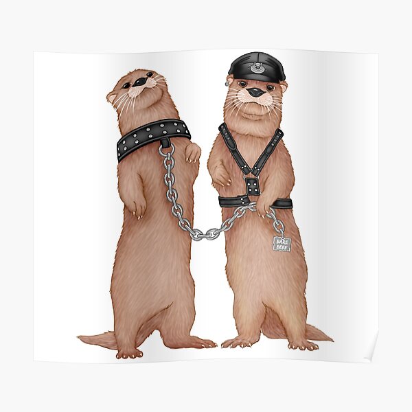 Kinky Otters Poster