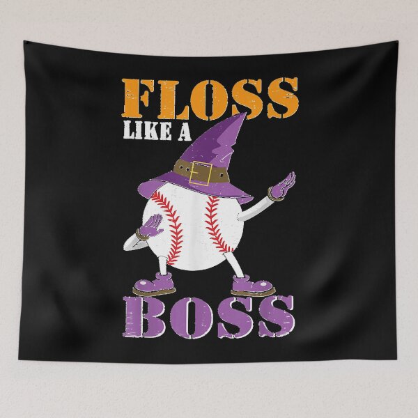 Item preview, Floss Like A Boss Funny Halloween Dance Baseball Witch Classic   designed and sold by Ralphhoades.