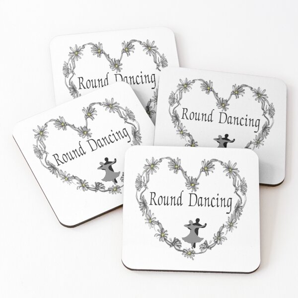 Item preview, Round Dancing Flower Heart designed and sold by Square Dancing Gifts & Merchandise.