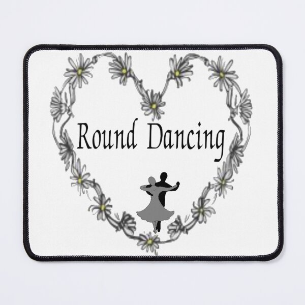 Item preview, Round Dancing Flower Heart designed and sold by Square Dancing Gifts & Merchandise.